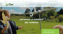 Desktop Screenshot of cler-energia.com